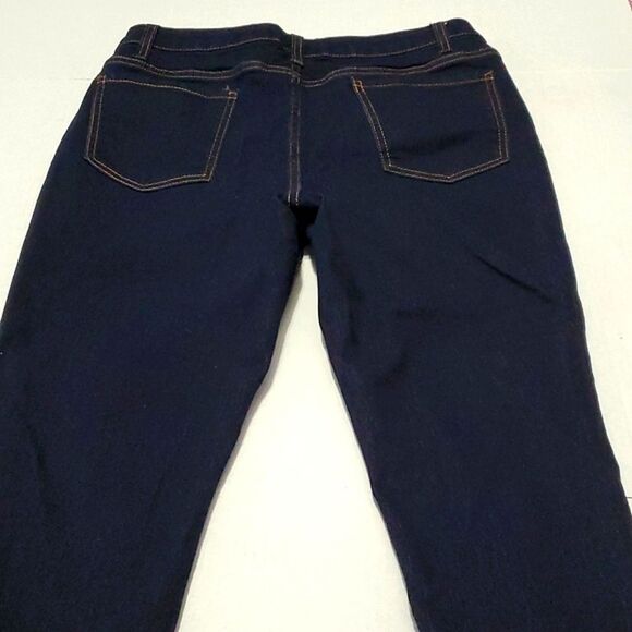 NOBO Dark Wash High Rise Buttoned Fly Straight Leg Jeans - Picture 6 of 10